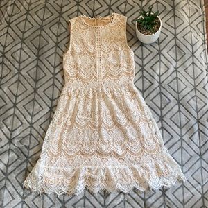 Altar’d state Cream lace dress